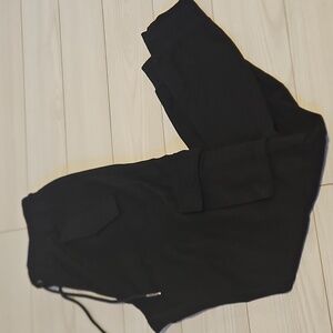 Noisy May Womens Small Black Jogger Cargo pant Pockets Stretchy Comfortable